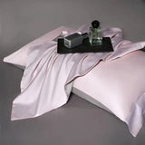 Luxury 100% Egyptian Cotton Reversible Duvet Cover Set - Silver & Purple Julia M LifeStyles