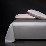 Luxury 100% Egyptian Cotton Reversible Duvet Cover Set - Silver & Purple Julia M LifeStyles