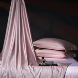 Luxury 100% Egyptian Cotton Reversible Duvet Cover Set - Silver & Purple Julia M LifeStyles