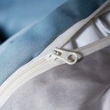 Luxury 100% Egyptian Cotton Reversible Duvet Cover Set - Silver & Purple Julia M LifeStyles