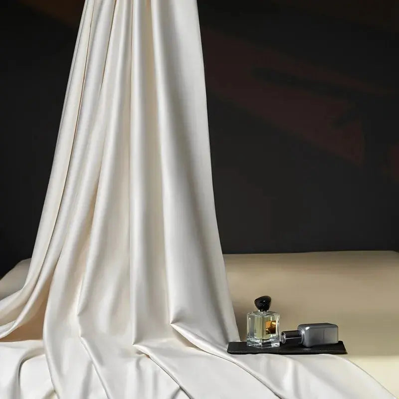 Luxury 100% Egyptian Cotton Reversible Duvet Cover Set - Silver & Purple Julia M LifeStyles