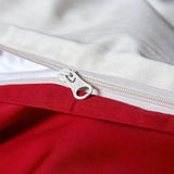 Luxury 100% Egyptian Cotton Reversible Duvet Cover Set - Silver & Purple Julia M LifeStyles