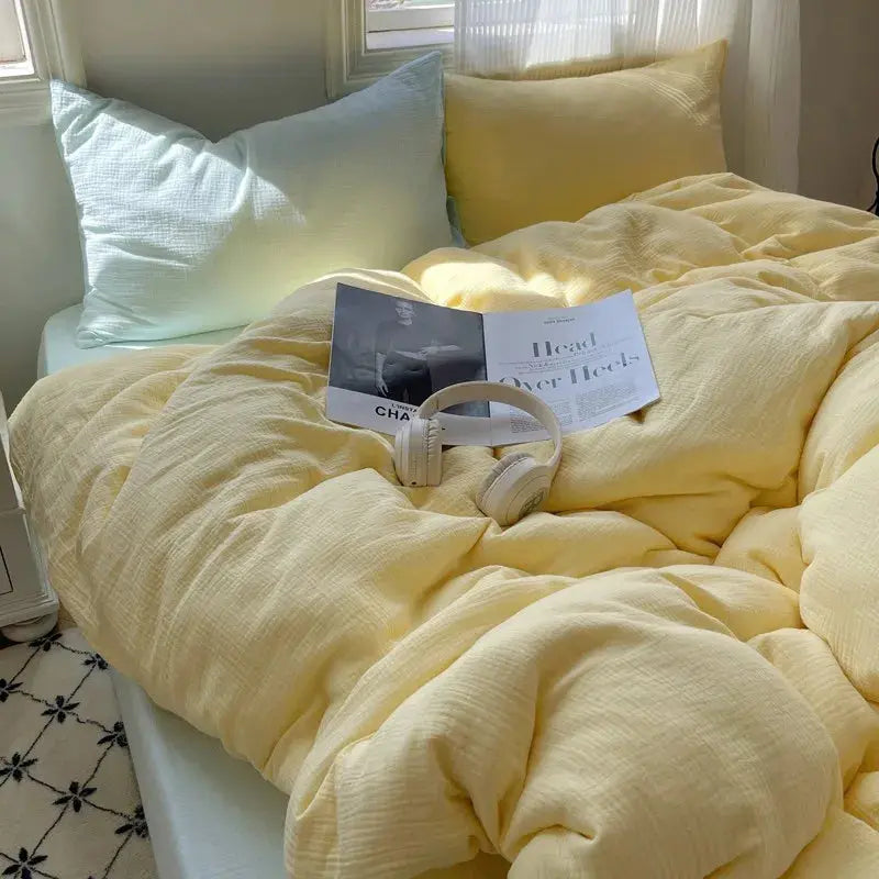 Ultra Soft Washed Microfiber Duvet Cover Set with Pillowcases Julia M LifeStyles