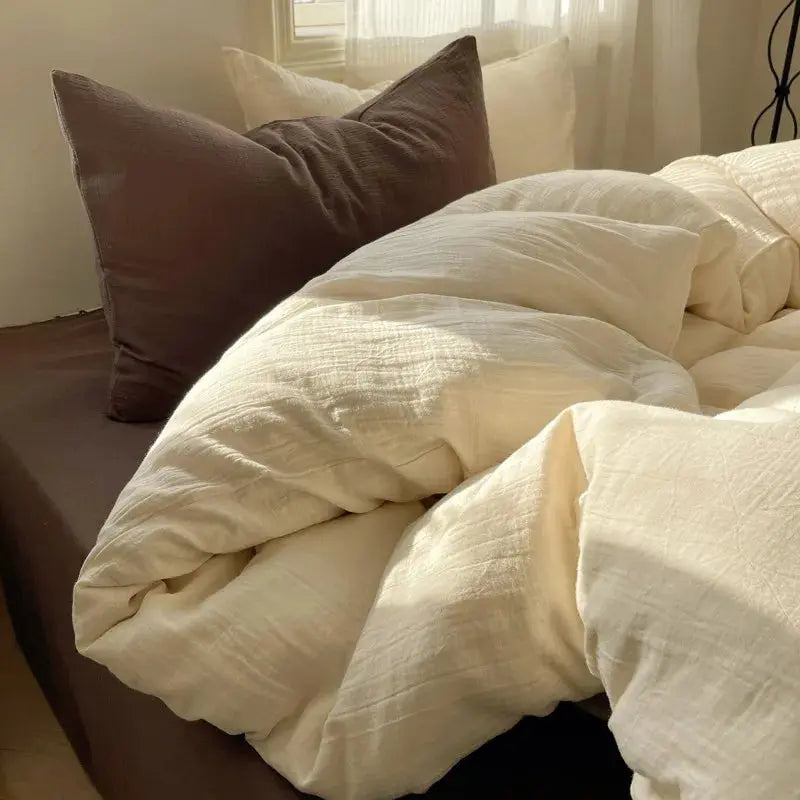 Ultra Soft Washed Microfiber Duvet Cover Set with Pillowcases Julia M LifeStyles