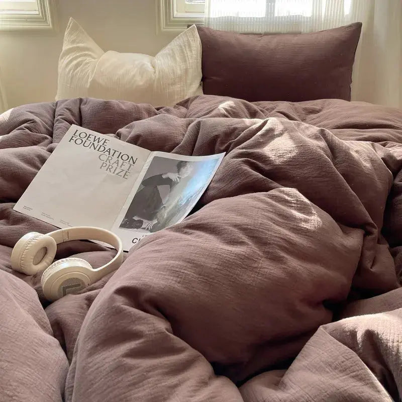 Ultra Soft Washed Microfiber Duvet Cover Set with Pillowcases Julia M LifeStyles