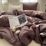 Ultra Soft Washed Microfiber Duvet Cover Set with Pillowcases Julia M LifeStyles