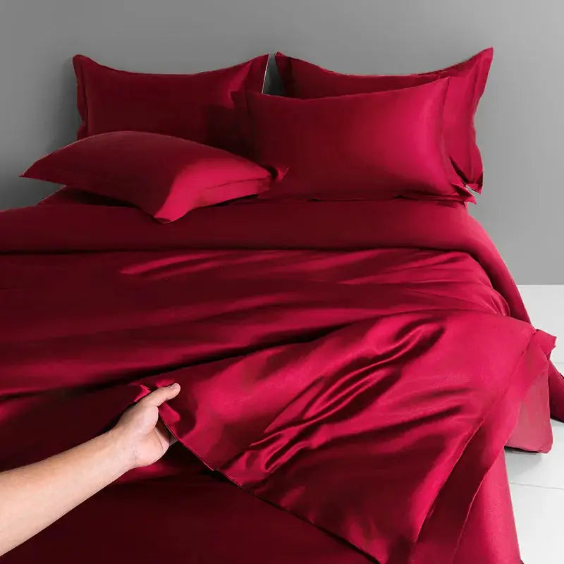 Luxury 1000TC Long Staple Cotton Silky Sateen Duvet Cover Set - Julia M LifeStyles