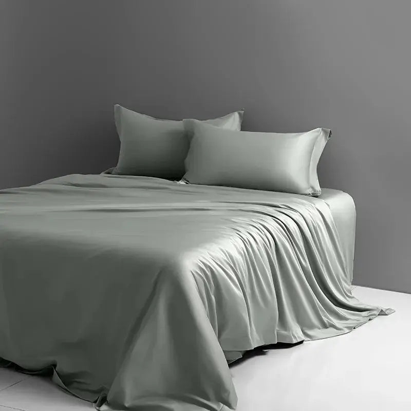 1000TC Long Staple Cotton Silky Sateen Smooth Texture Luxury Soft 3Pcs Duvet cover Pillowcases for All Season Twin Double Queen - Julia M LifeStyles
