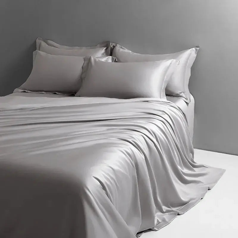 1000TC Long Staple Cotton Silky Sateen Smooth Texture Luxury Soft 3Pcs Duvet cover Pillowcases for All Season Twin Double Queen - Julia M LifeStyles