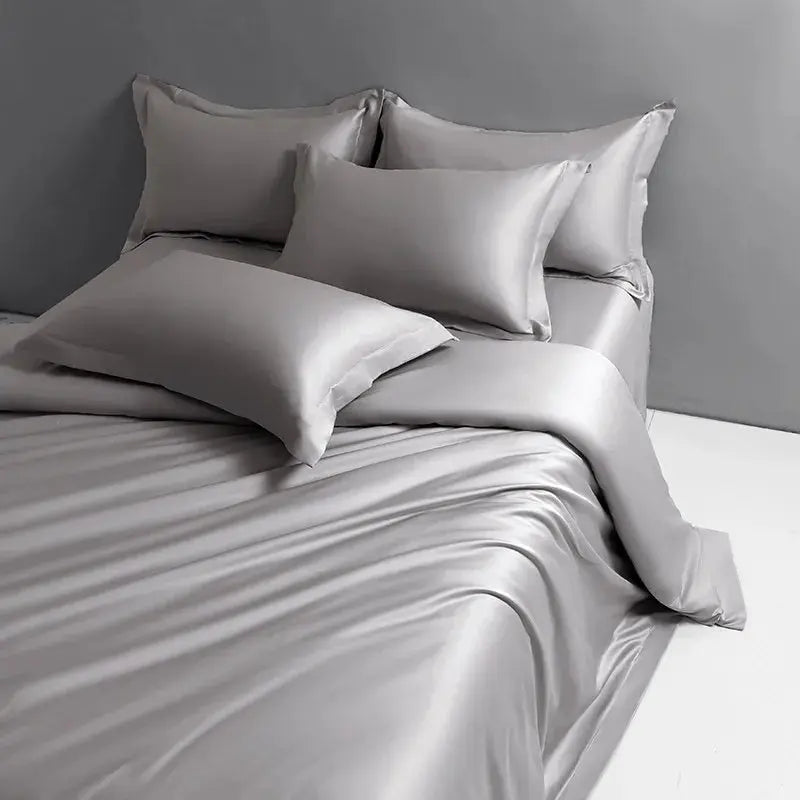 1000TC Long Staple Cotton Silky Sateen Smooth Texture Luxury Soft 3Pcs Duvet cover Pillowcases for All Season Twin Double Queen - Julia M LifeStyles