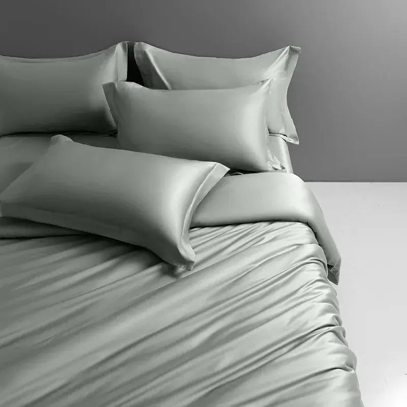 1000TC Long Staple Cotton Silky Sateen Smooth Texture Luxury Soft 3Pcs Duvet cover Pillowcases for All Season Twin Double Queen - Julia M LifeStyles