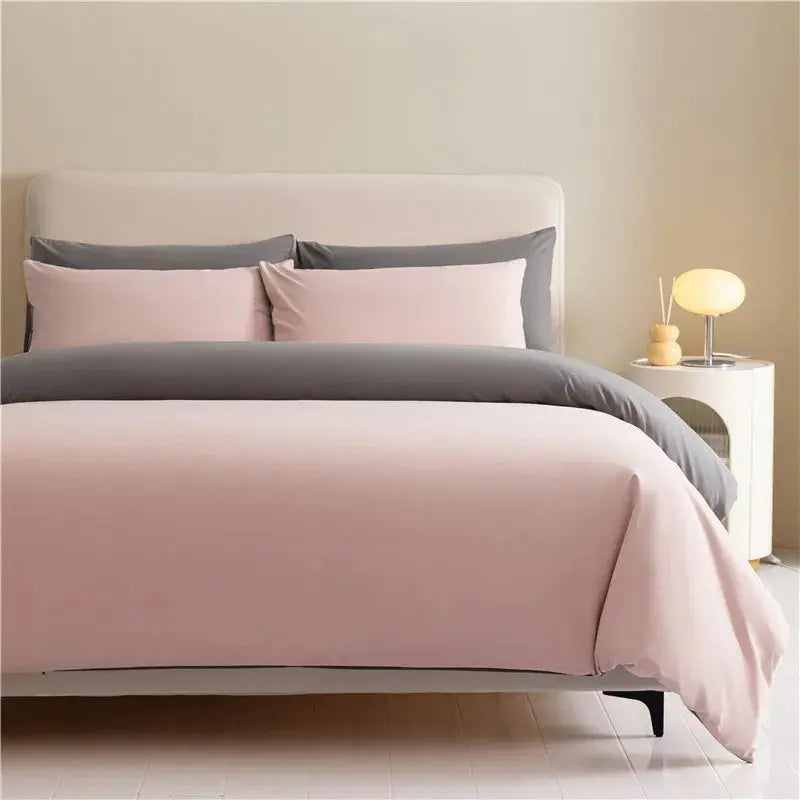 Luxurious Reversible Brushed Cotton Duvet Cover Set with Pillowcases Julia M LifeStyles
