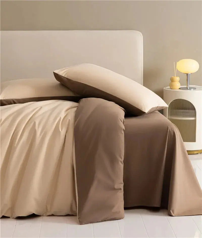 Luxurious Reversible Brushed Cotton Duvet Cover Set with Pillowcases Julia M LifeStyles