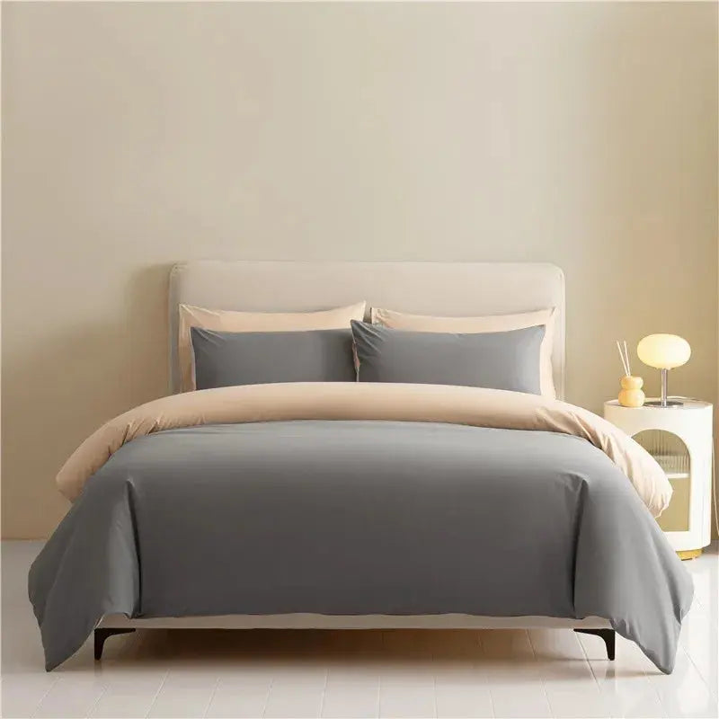 Luxurious Reversible Brushed Cotton Duvet Cover Set with Pillowcases Julia M LifeStyles