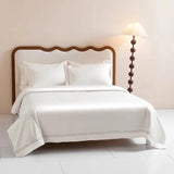 Luxury 1000TC Egyptian Cotton Duvet Cover Set with Silver Embroidery - Julia M LifeStyles