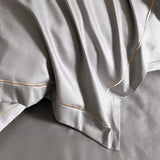 Luxury 1000TC Egyptian Cotton Duvet Cover Set with Silver Embroidery Julia M LifeStyles
