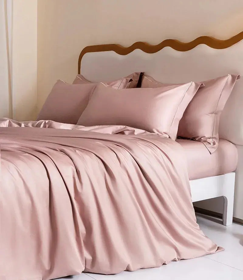 Luxury 1000TC Egyptian Cotton Duvet Cover Set with Silver Embroidery Julia M LifeStyles