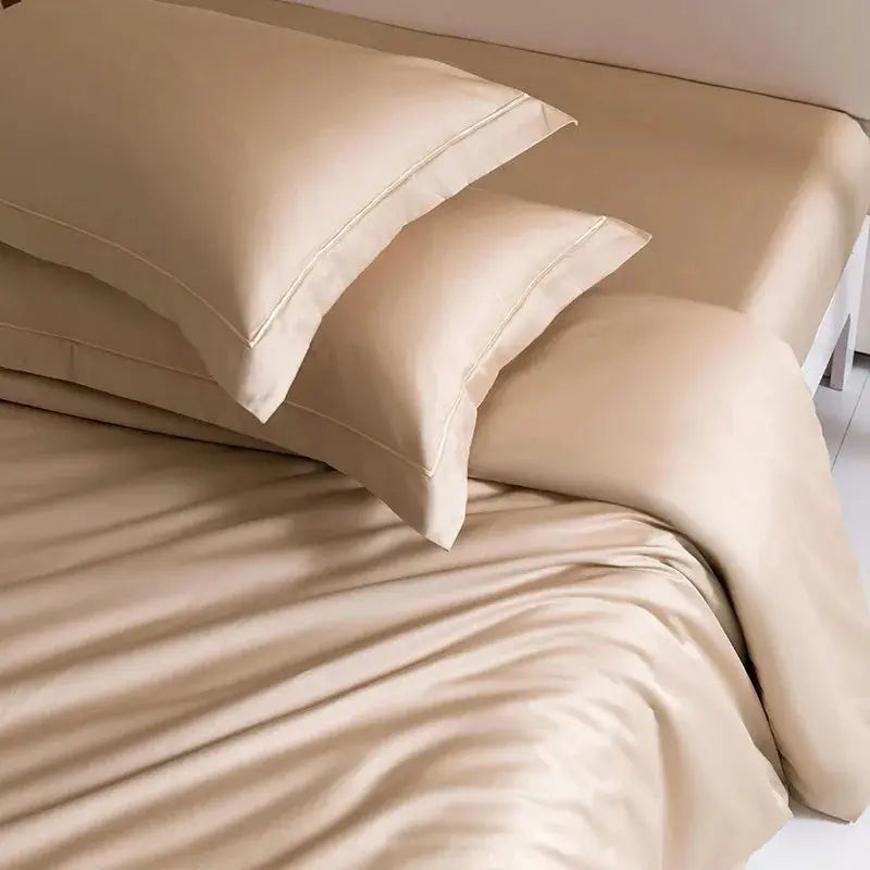 Luxury 1000TC Egyptian Cotton Duvet Cover Set with Silver Embroidery Julia M LifeStyles