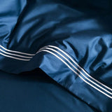 Luxury 1000TC Egyptian Cotton Duvet Cover Set with Silver Embroidery Julia M LifeStyles