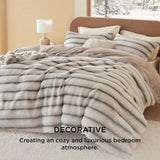 Bedsure Luxurious Faux Fur 3-Piece Duvet Cover Set - Ultra Soft Cozy Bedding Julia M LifeStyles