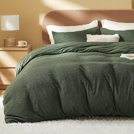 Bedsure Luxurious Faux Fur 3-Piece Duvet Cover Set - Ultra Soft Cozy Bedding Julia M LifeStyles