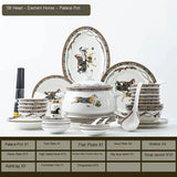 Elegant Bone China Horse Design Tableware Set Julia M LifeStyles