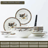 Elegant Bone China Horse Design Tableware Set Julia M LifeStyles