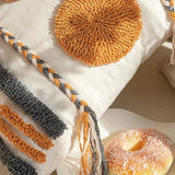 Bohemian Embroidered Tassel Pillow Case 45x45cm Julia M LifeStyles