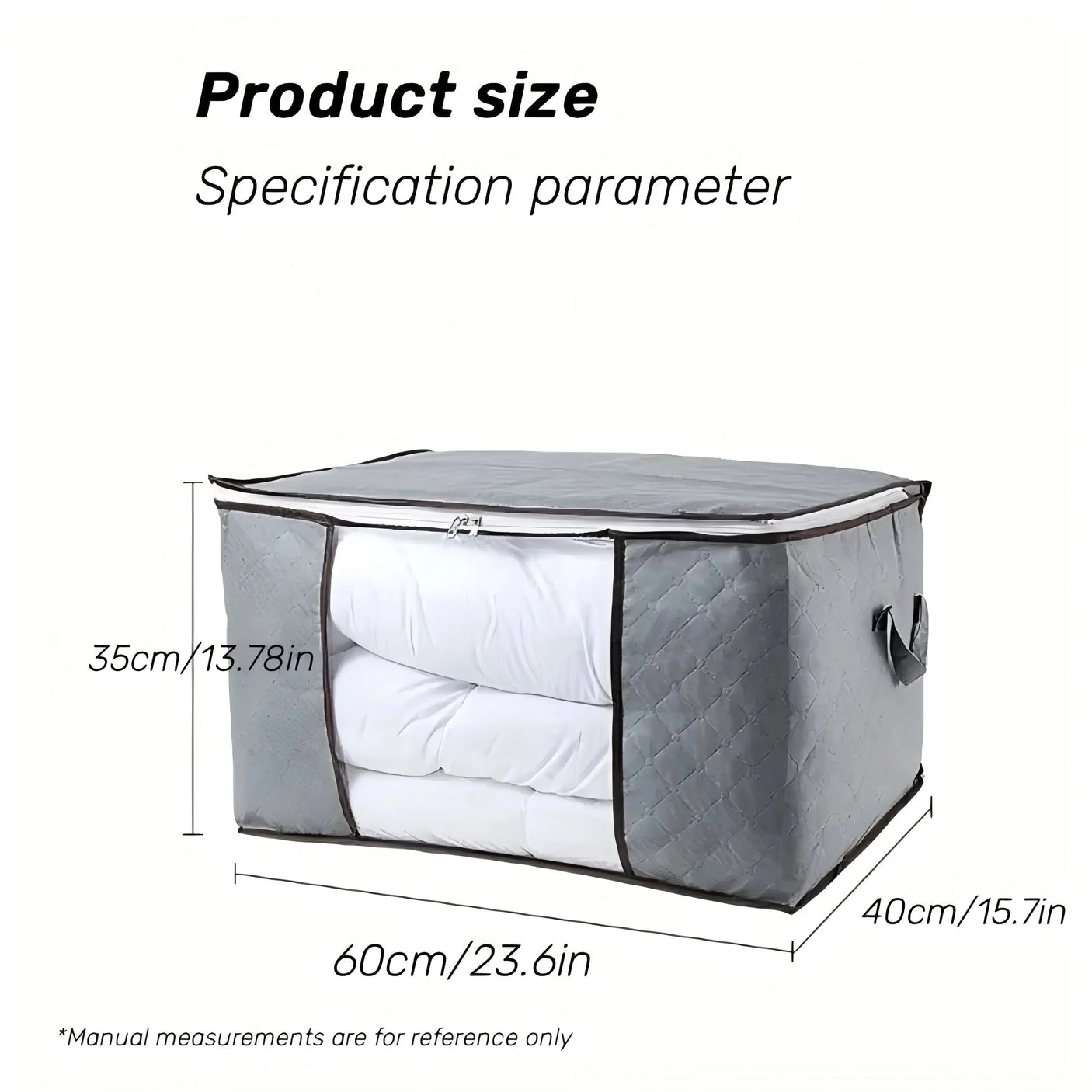 Extra Large Portable Storage Bag for Clothing and Quilts with Window Julia M LifeStyles