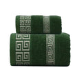 2PCS Green Bath Towels Set - Julia M LifeStyles