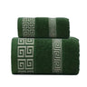 2PCS Green Bath Towels Set - Julia M LifeStyles