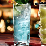 Big Eyes Ghost Face Tiki Cocktail Glass - Julia M LifeStyles