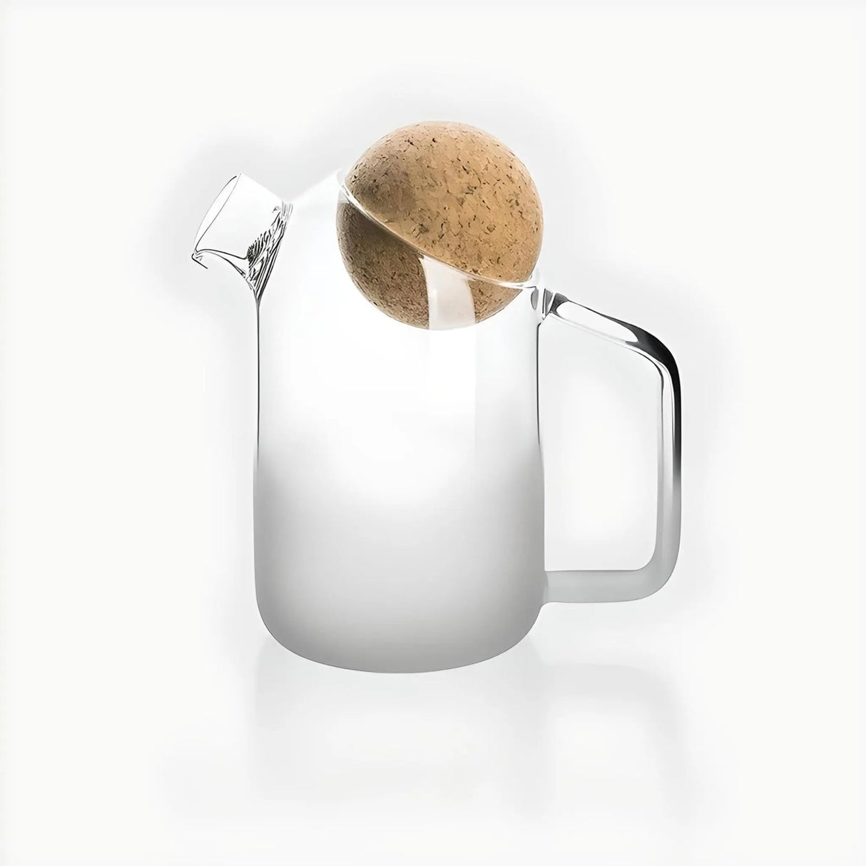 Elegant Blossom Glass Teapot with Wooden Lid by Julia M Lifestyles - Julia M LifeStyles