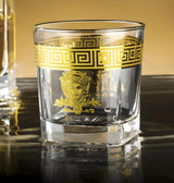 Luxury Golden Edge Crystal Whiskey Glass Set - Julia M LifeStyles