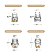 Crystal Glass Wine Decanter Set with Gold Foil Shot Cup Julia M LifeStyles