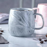 Nordic Marbled Ceramic Mug with Gold Rim Julia M LifeStyles