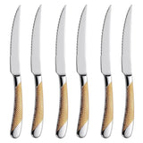 Luxurious Gold Inlay Stainless Steel Dinnerware Set 🍽️ - Julia M LifeStyles