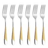 Luxurious Gold Inlay Stainless Steel Dinnerware Set 🍽️ - Julia M LifeStyles