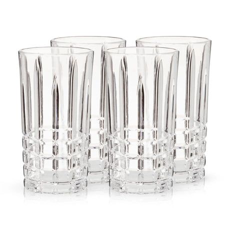 Highland Luxury Borosilicate Highball Tumblers Set of 4 Julia M LifeStyles