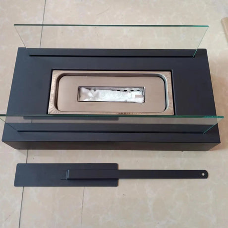 Indoor Fire Pit Mini Alcohol Lamp Fireplace Glass Table Accessories Personal Fireplace Indoor And Outdoor Camping Rectangle Fire Pit Alcohol Fireplace - Julia M LifeStyles