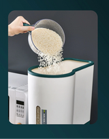 Luxurious Seal & Dispense Rice Storage Bucket Julia M LifeStyles