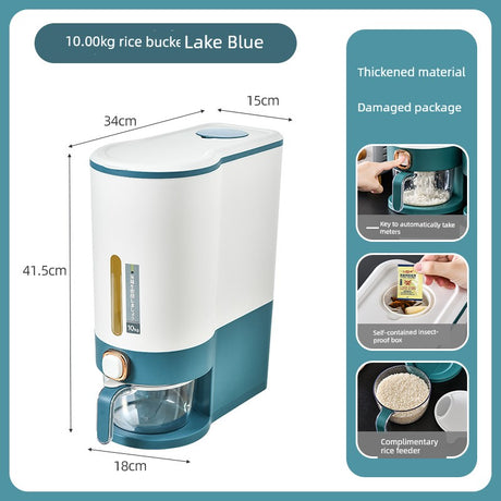 Luxurious Seal & Dispense Rice Storage Bucket Julia M LifeStyles