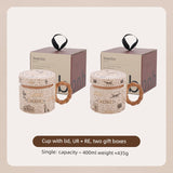 Hero Retro Ceramic Mug with Lid - Exquisite 300-400ml Coffee Cup Julia M LifeStyles
