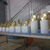 Nordic Marble+ Copper Pendant Lights LED Hanging Lamp Fixtures Bedroom Bedside Dining Room Indoor Lighting Lustres Luminaires G9 Julia M LifeStyles