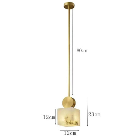 Nordic Marble+ Copper Pendant Lights LED Hanging Lamp Fixtures Bedroom Bedside Dining Room Indoor Lighting Lustres Luminaires G9 Julia M LifeStyles