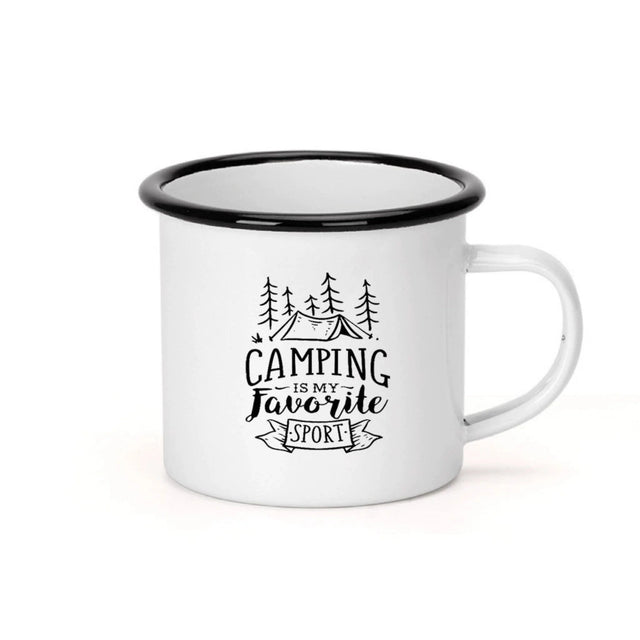 Luxury Enamelled Camping Cup - Personalize Your Adventure Julia M LifeStyles