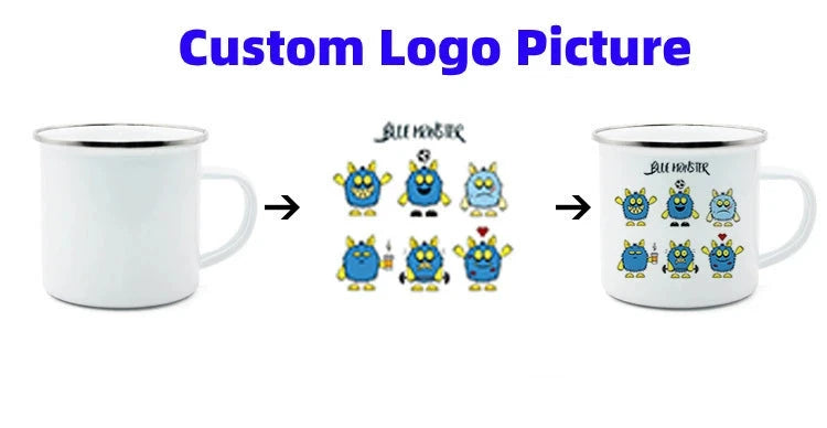 Luxury Enamelled Camping Cup - Personalize Your Adventure Julia M LifeStyles