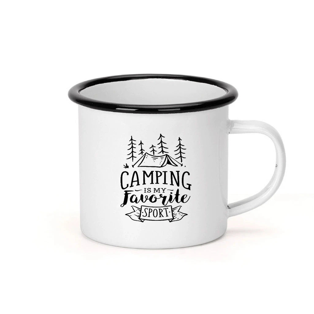 Luxury Enamelled Camping Cup - Personalize Your Adventure Julia M LifeStyles