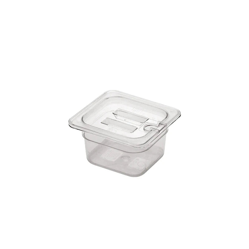 Polycarbonate GN Container Cover with Ladle Hole - High Quality Food Storage Lid Julia M LifeStyles