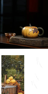 Opulent Dark-Red Enameled Pottery Teapot - Julia M LifeStyles